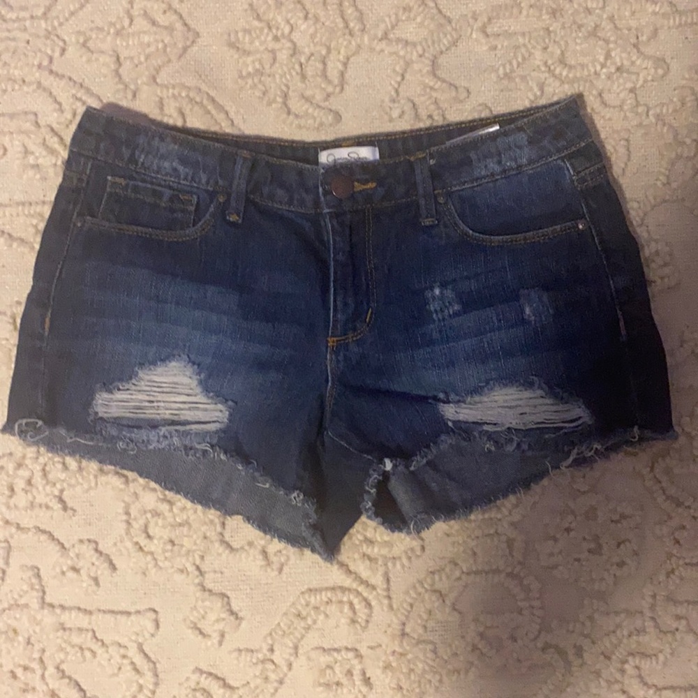 Jessica Simpson dark denim shorts